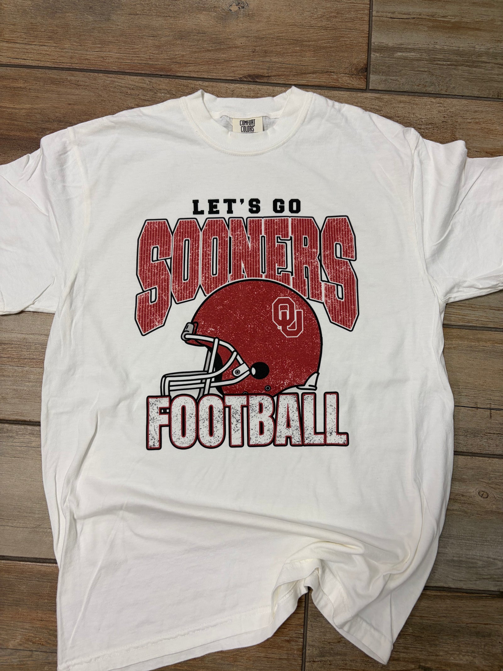 Let's Go Sooners Football Graphic Tee