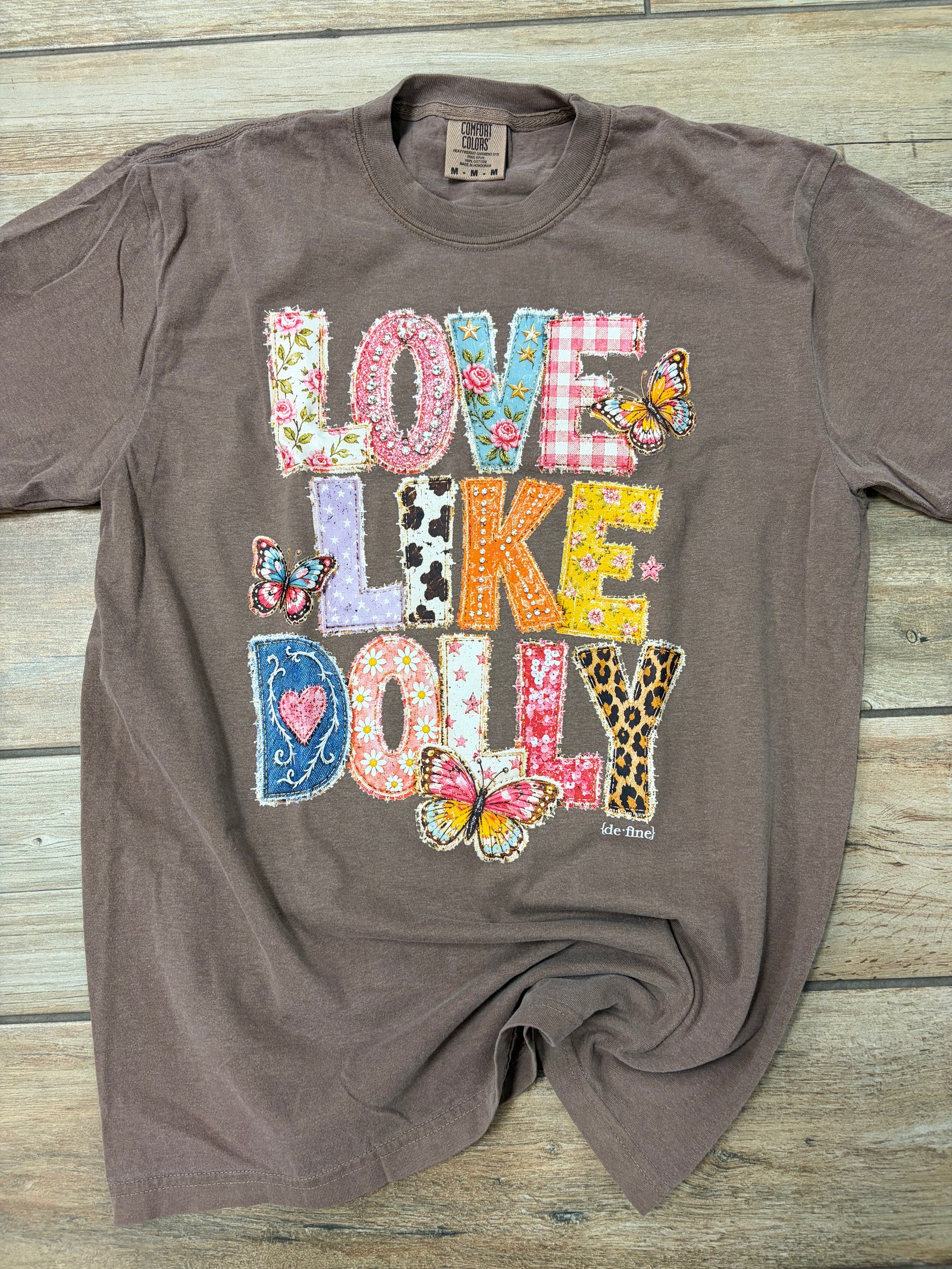 Love Like Dolly Quilted Graphic Tee