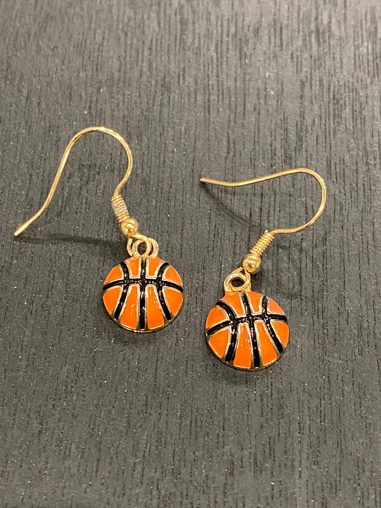 Basketball Small Dangly Earrings