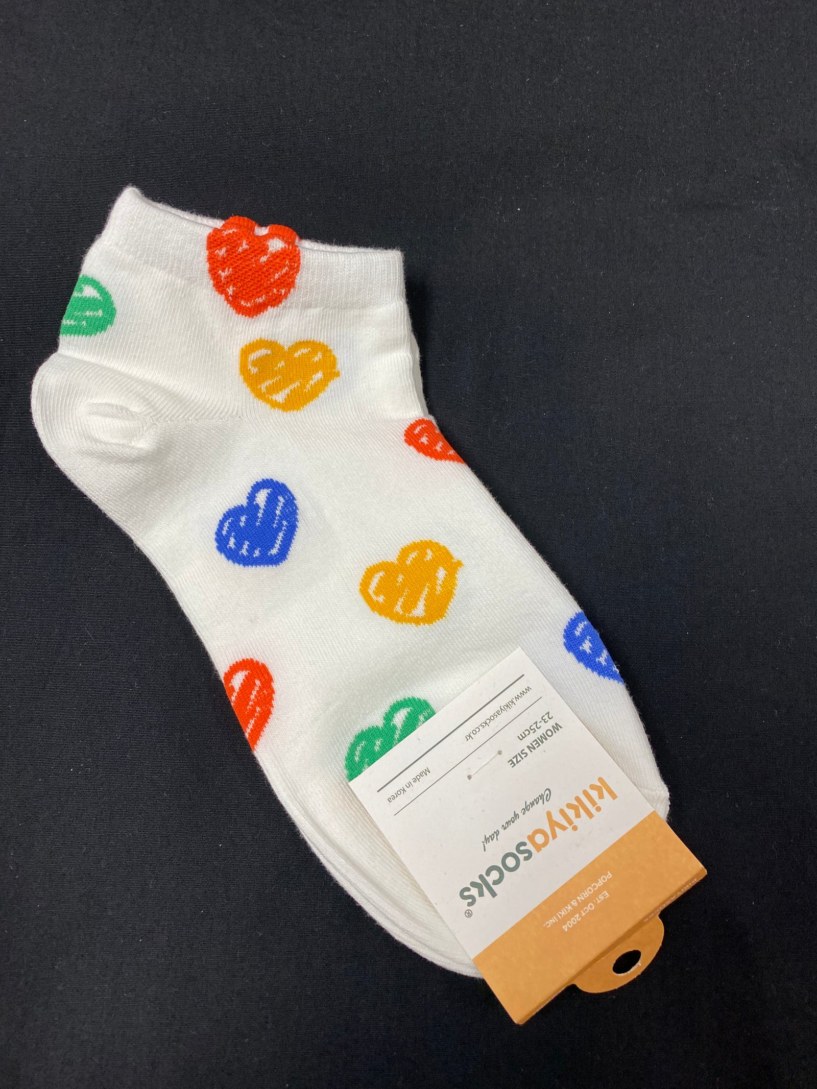 Heart Short Socks in Multi Colors