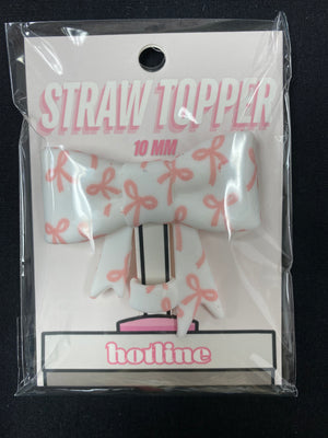 Bow Straw Toppers