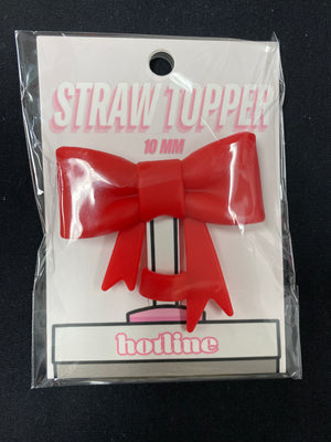 Bow Straw Toppers