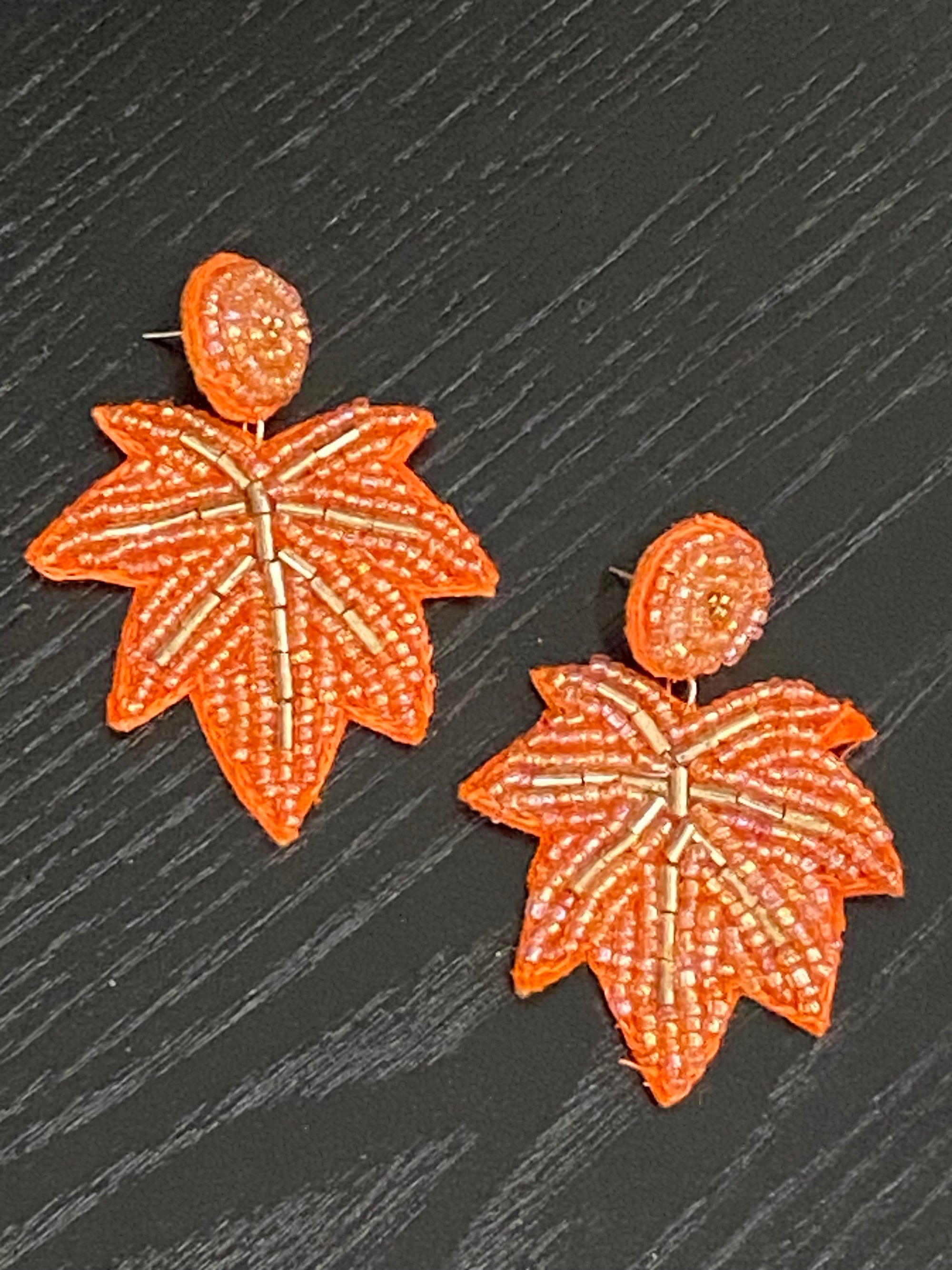 Beaded Fall Earrings