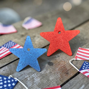 Medium Red OR Blue Star Car Freshies
