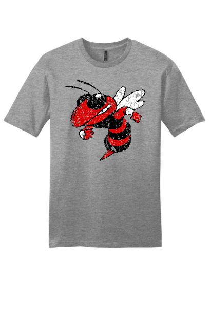 Macomb Hornet Distressed Mascot Graphic Tee or Sweatshirt
