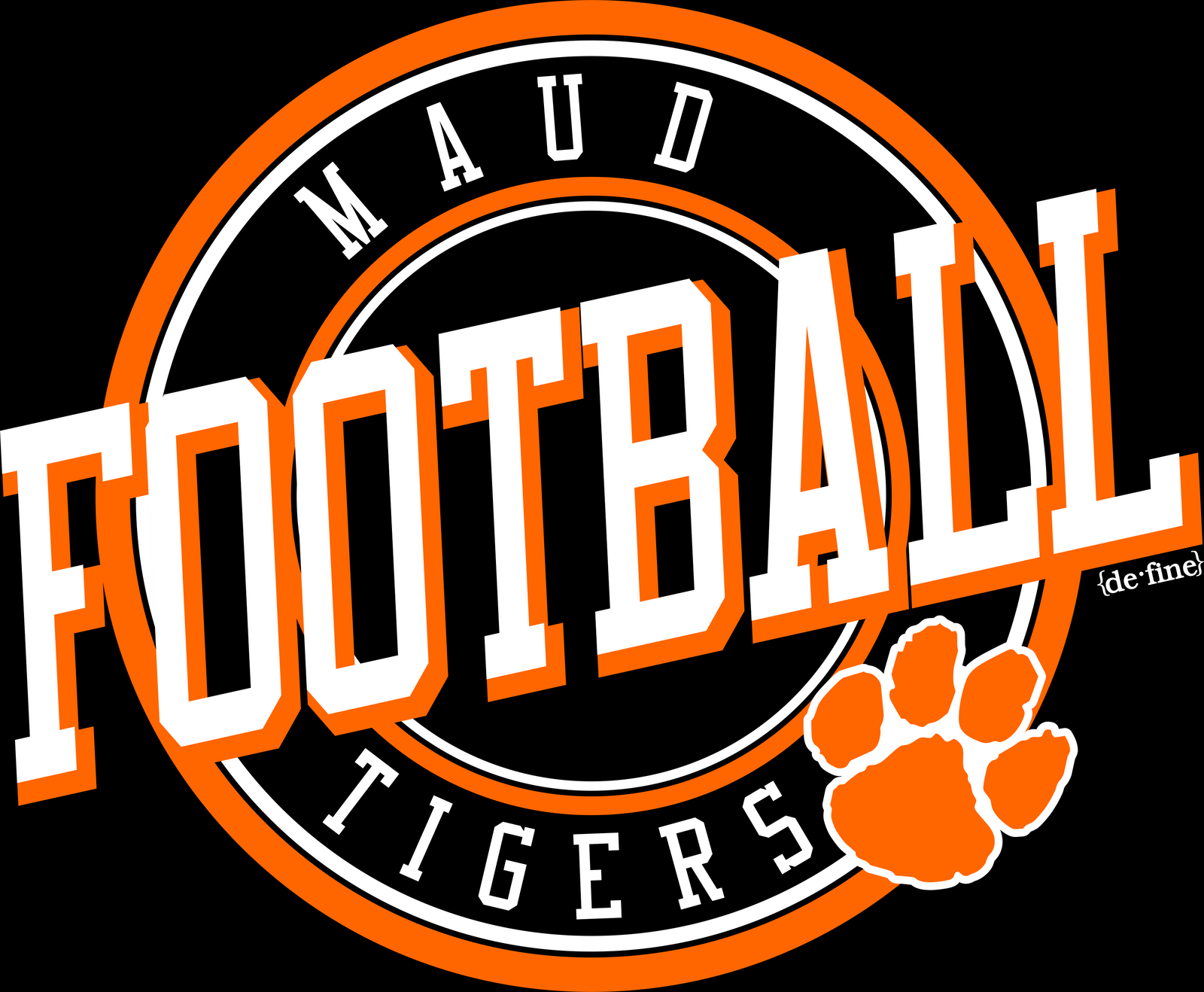 Maud Tigers Football Graphic Tee or Hoodie