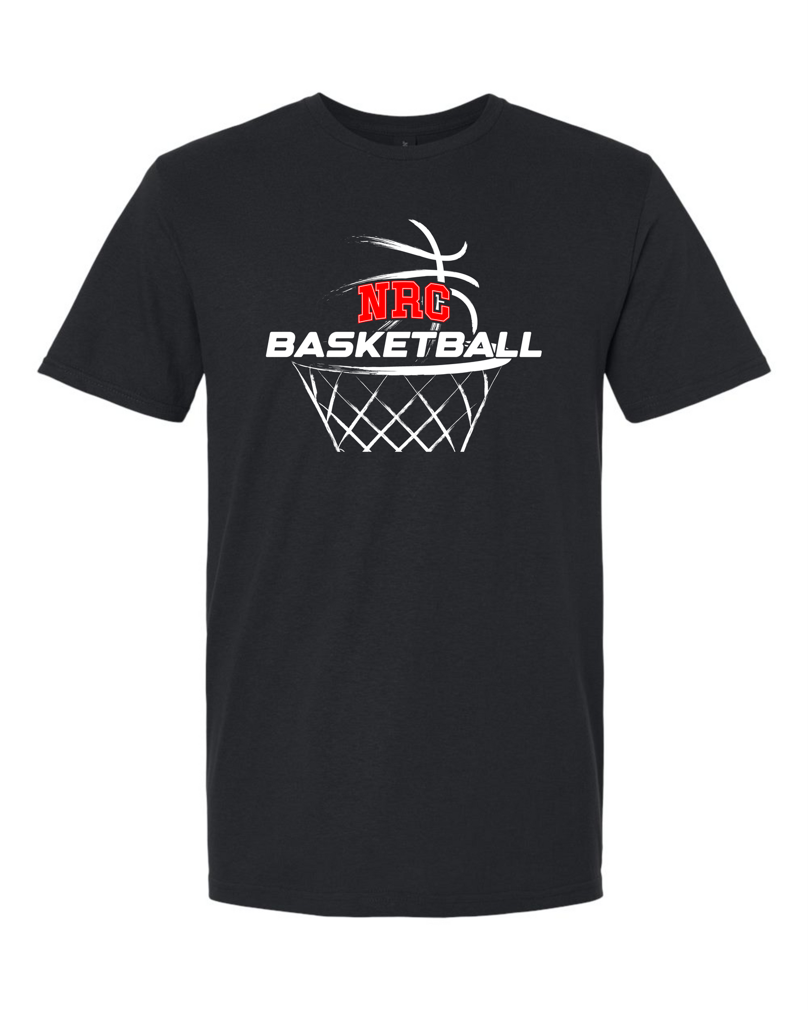 NRC Girls Basketball Fundraiser Basketball Outlines Tee