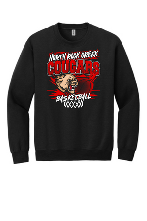 NRC Girls Basketball Fundraiser Distressed Cougar and Net