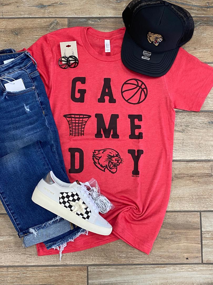 North Rock Creek Cougars Basketball Gameday Graphic Tee or Sweatshirt