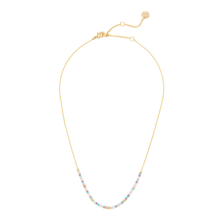 Pura Vida Gold South Beach Seed Bead Choker