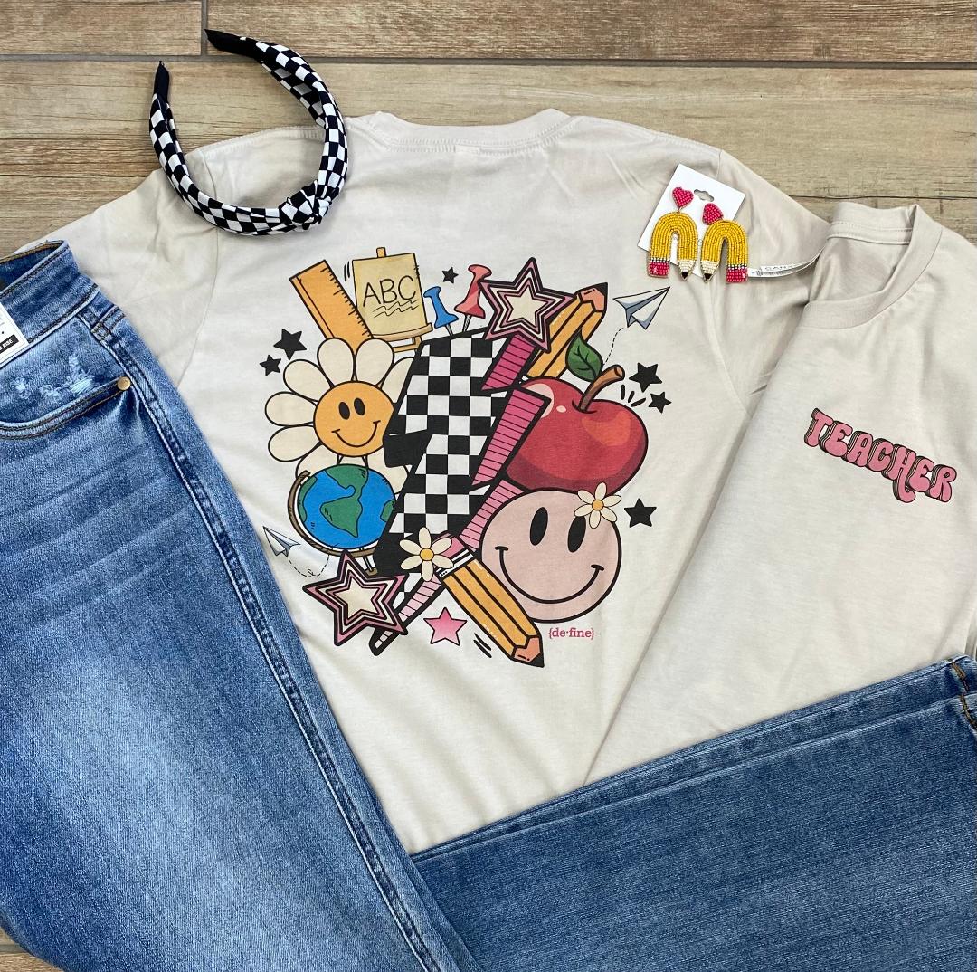 Retro Teacher Graphic Tee