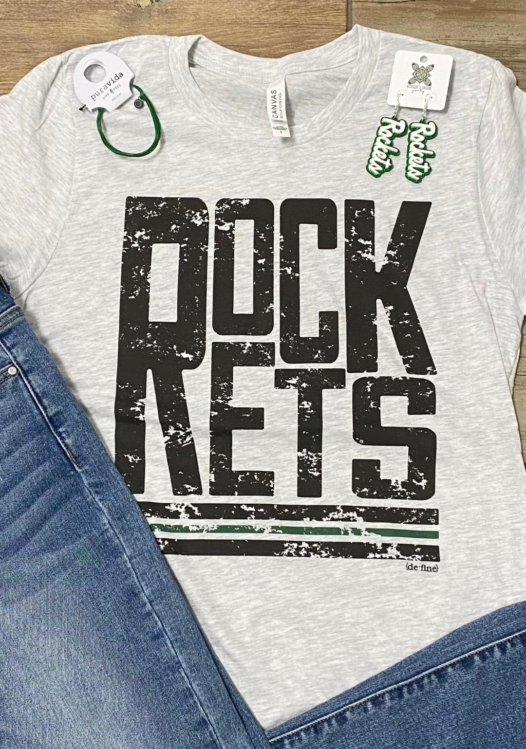 Rockets Block Letter Graphic Tee or Sweatshirt