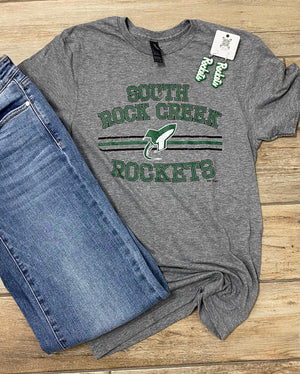 South Rock Creek Rockets Lined Graphic Tee or Sweatshirt