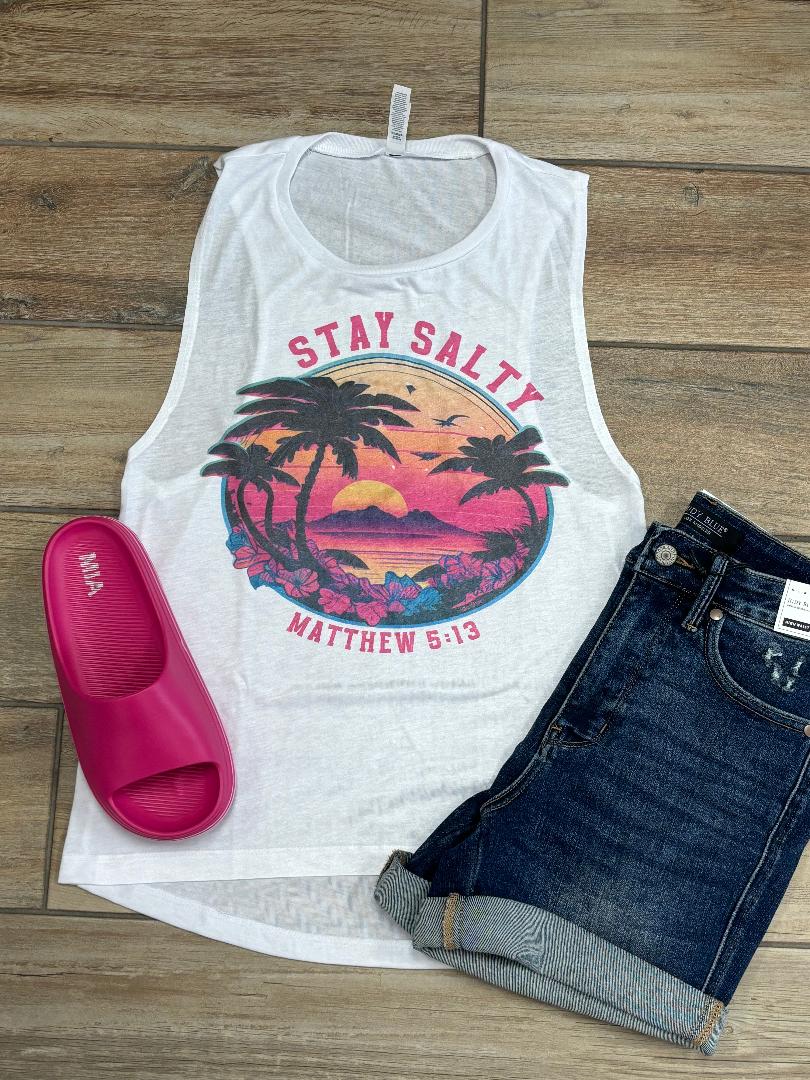Stay Salty Matthew  5:13 Graphic Tee or Tank