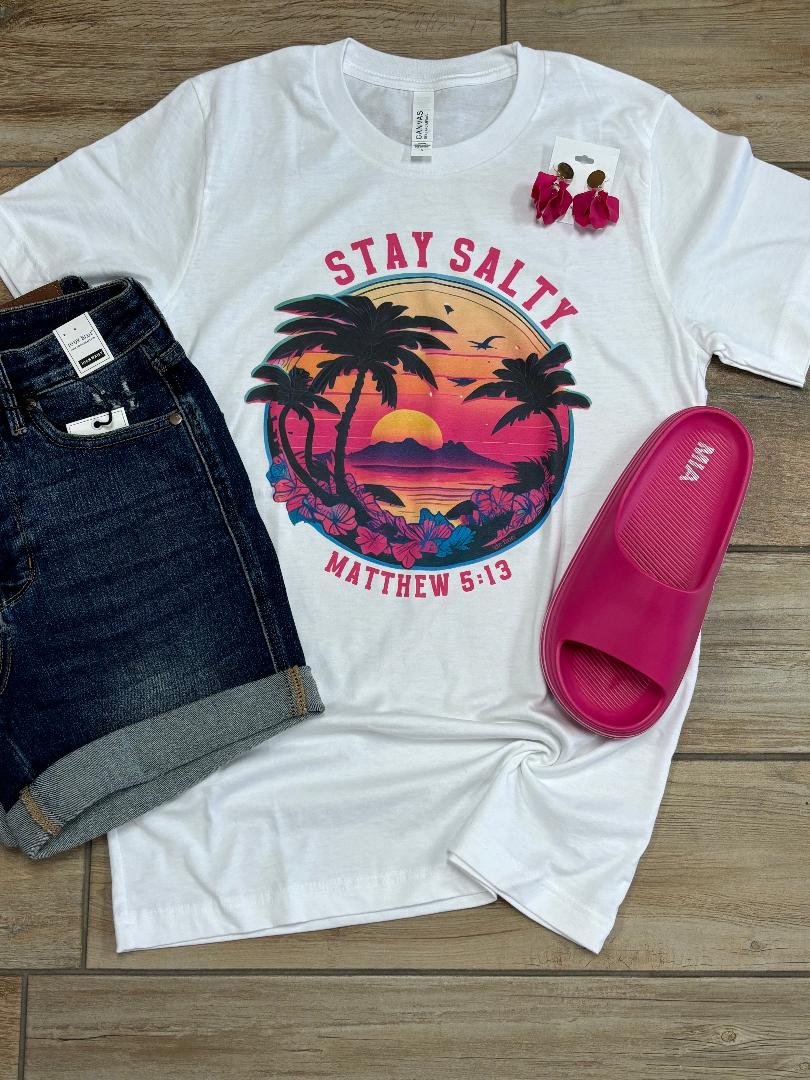 Stay Salty Matthew  5:13 Graphic Tee or Tank