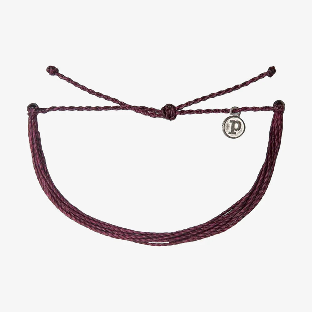 Pura Vida Burgundy Bracelet