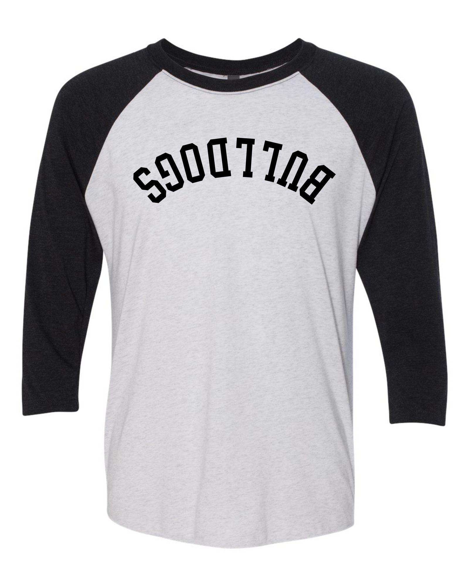 Bulldogs Upside Down Raglan Tee