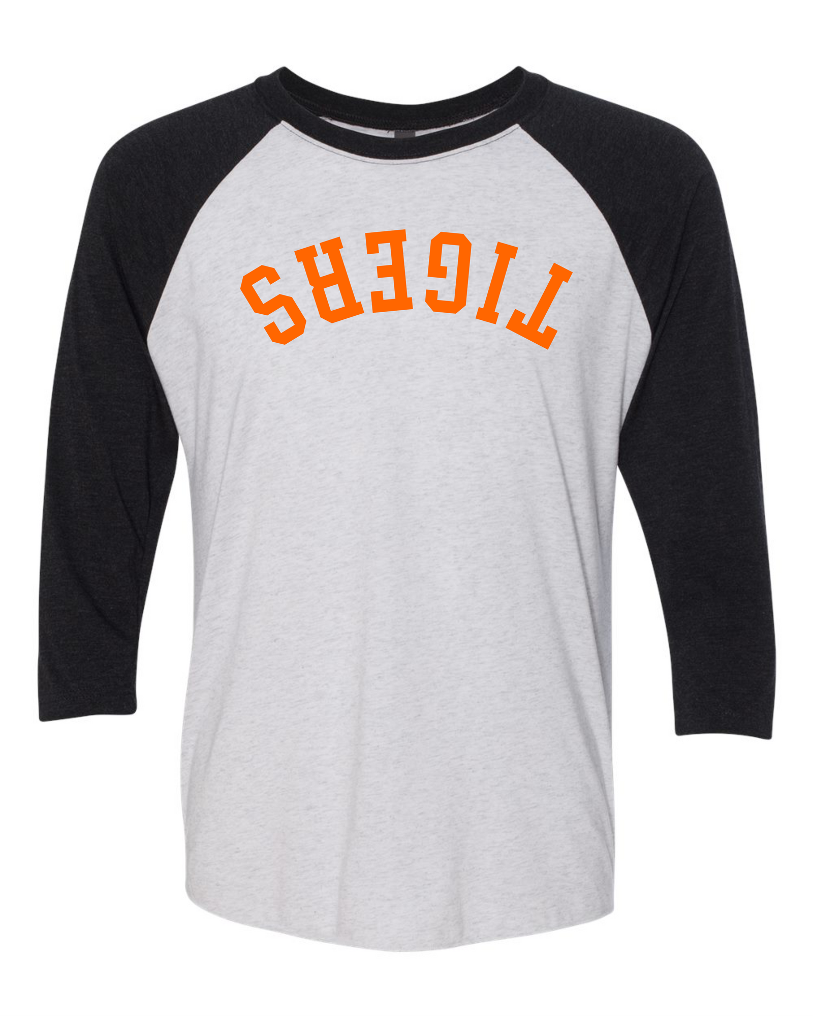 Tigers Upside Down Raglan Tee