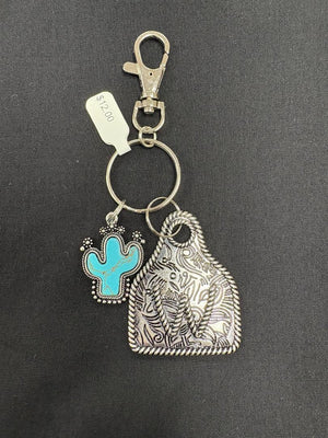 Western Initial Keychains