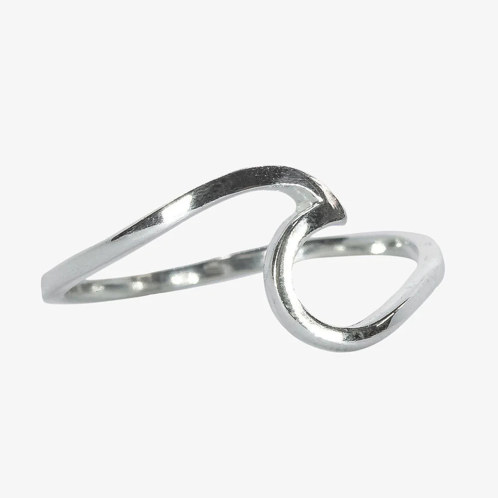 Pura Vida Silver Wave Ring