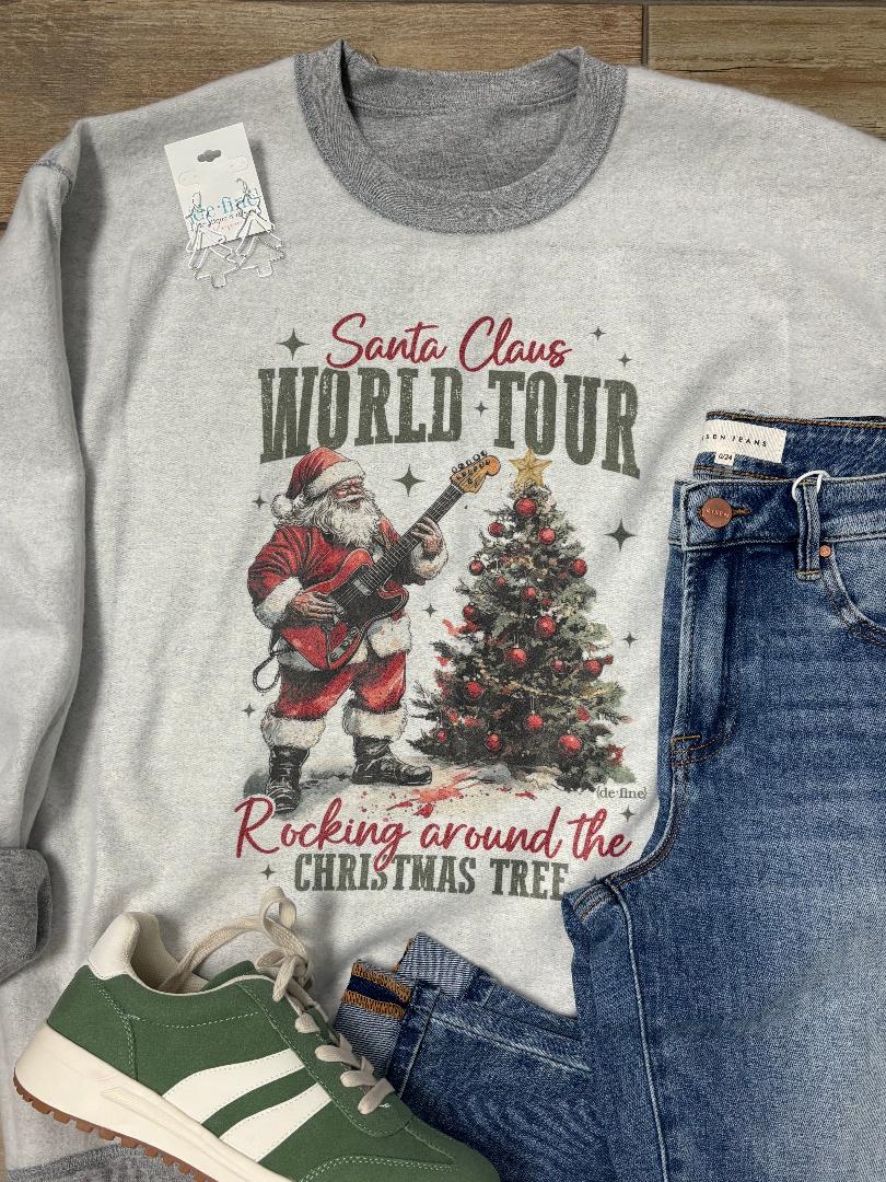 Santa Claus World Tour Inside Out  Tee or Sweatshirt