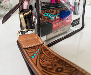 Hand Tooled Leather Keychain