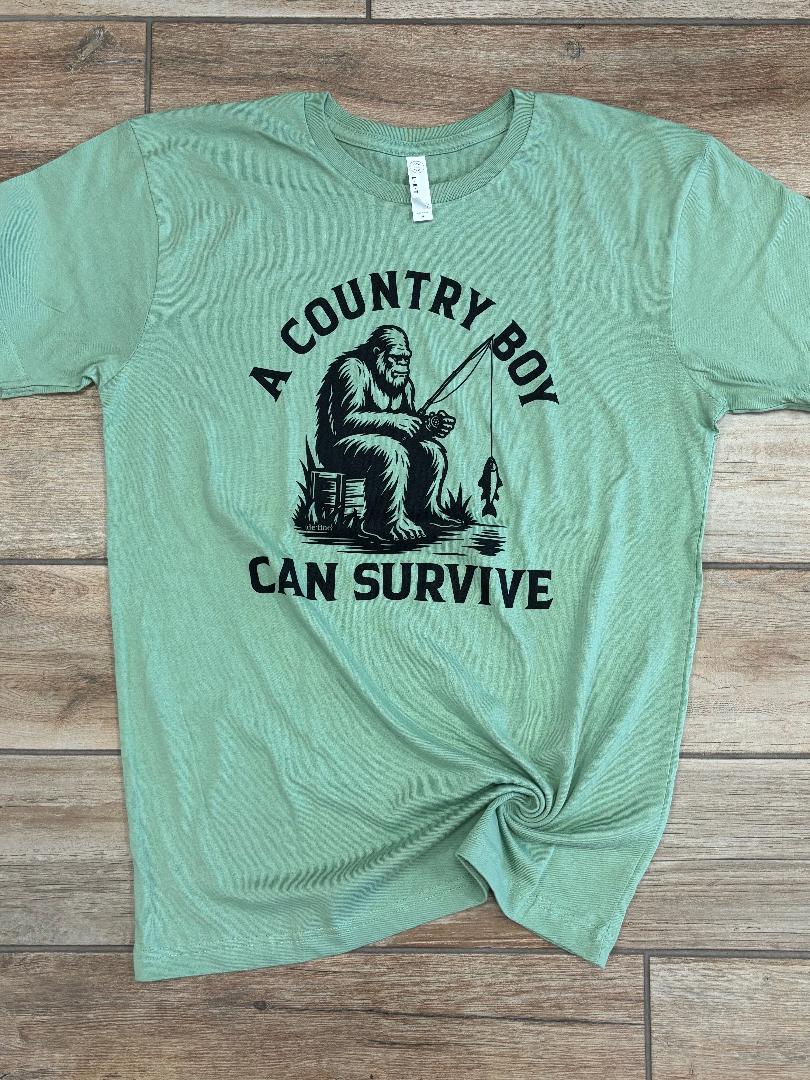 A Country Boy Can Survive Graphic Tee