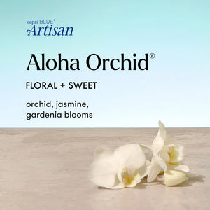 Capri Blue Aloha Orchid Artisan Luce d'Almalfi Signature Candle