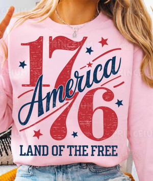 America 1776 Graphic Tee in 4 Colors