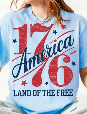 America 1776 Graphic Tee in 4 Colors