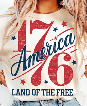 America 1776 Graphic Tee in 4 Colors