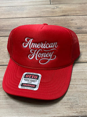 American Honey Script Hats
