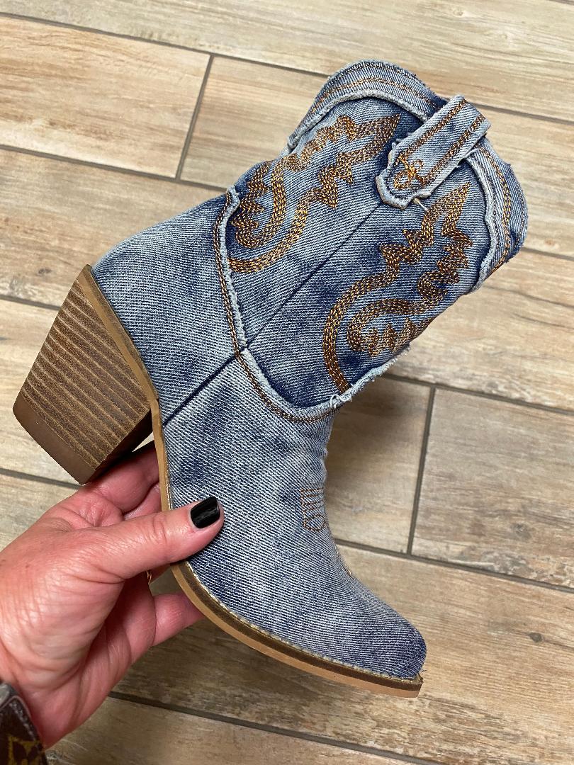 Arider Denim Booties