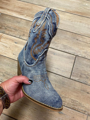 Arider Denim Booties