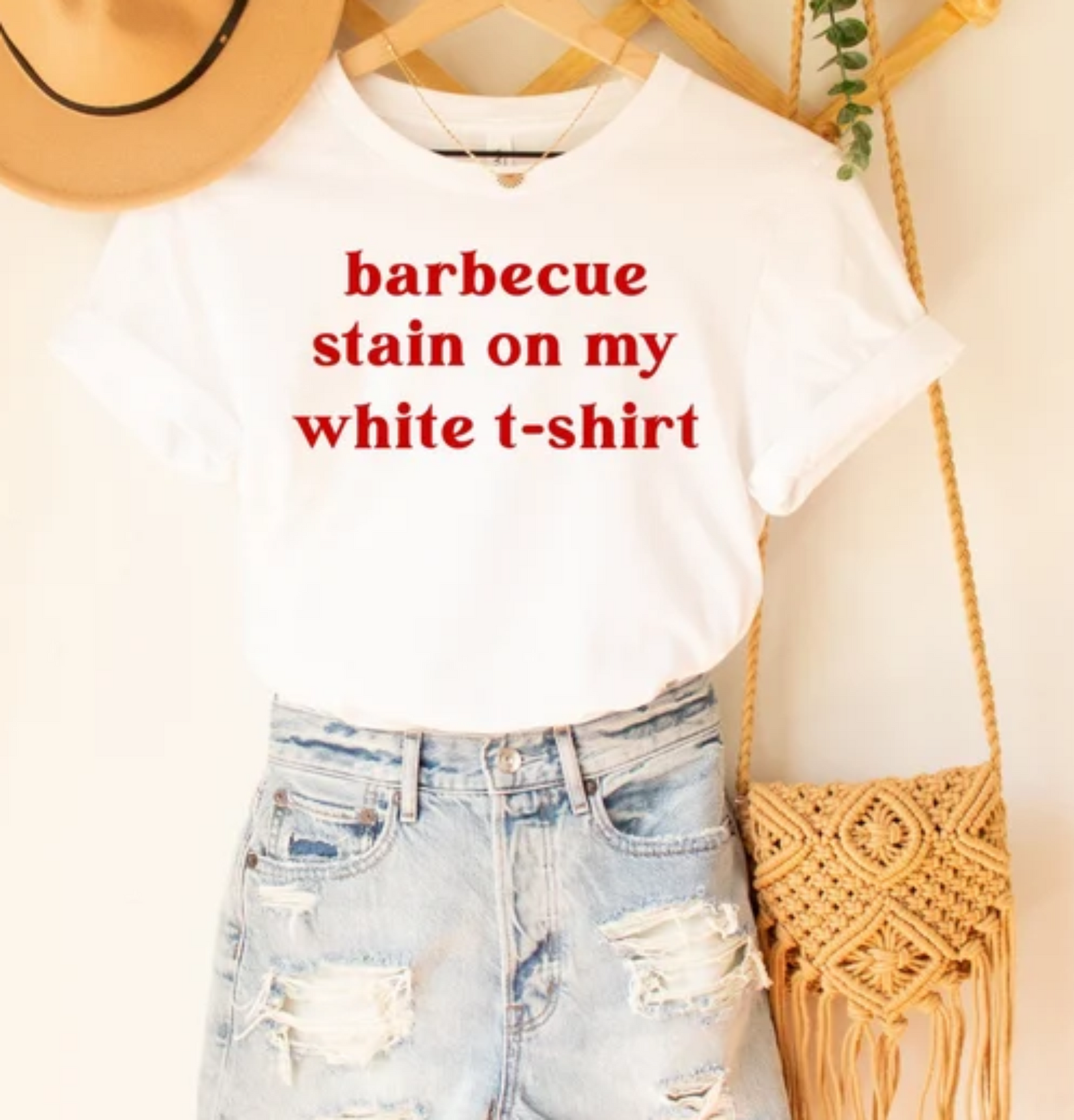 Barbecue Stain on my White TShirt