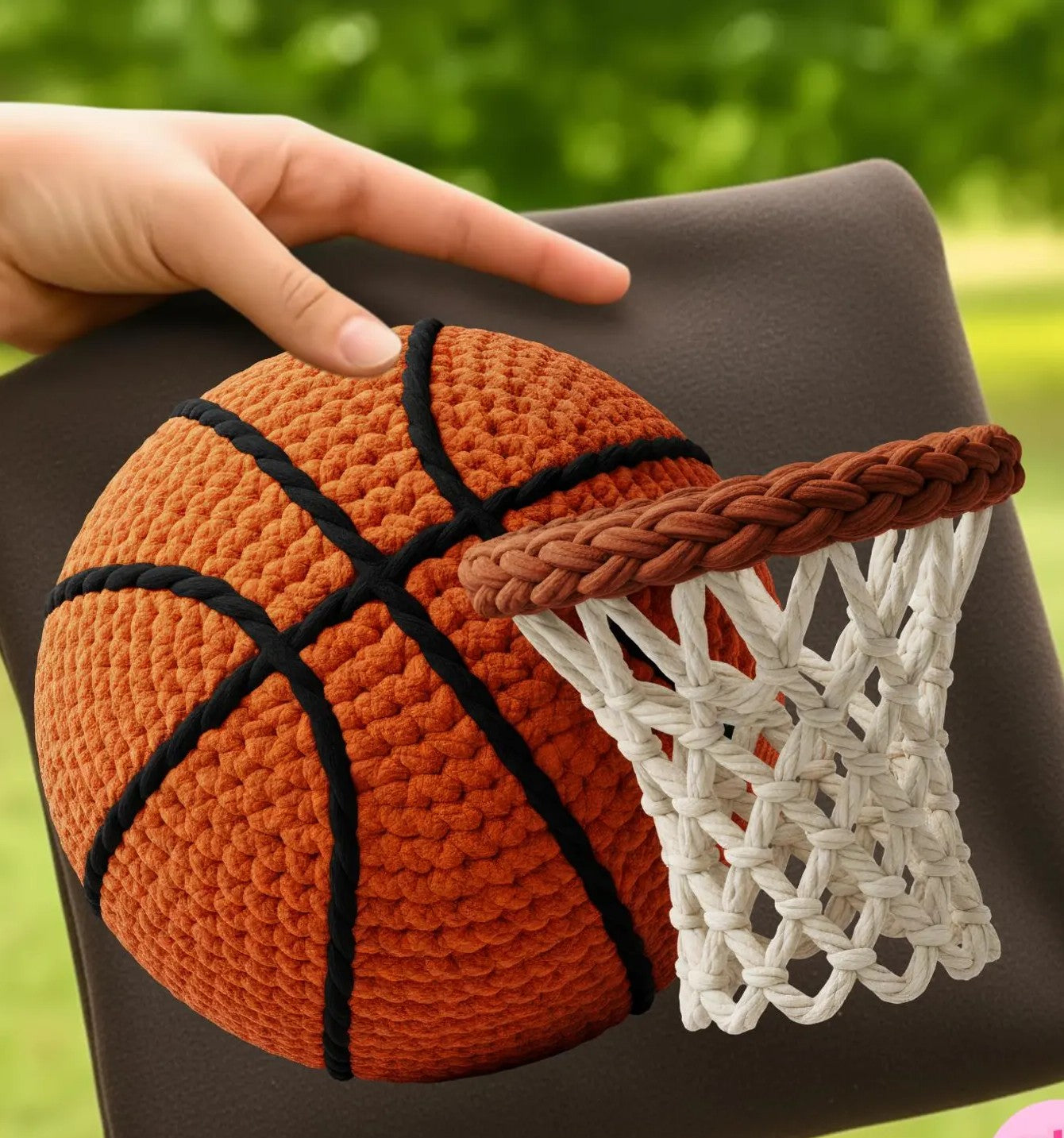 Basketball and Net Yarn Graphic Tee