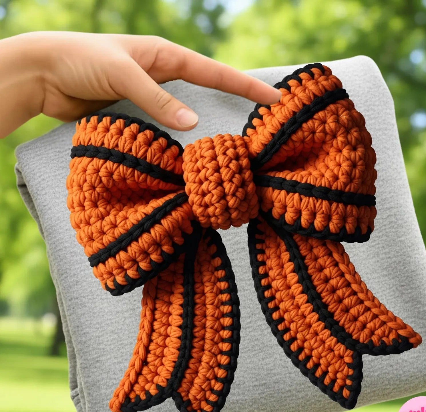 Basketball Bow Yarn Graphic Tee