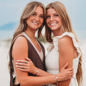 "Forever Friends" Neutral Sun Friendship Hair Tie + Bracelets