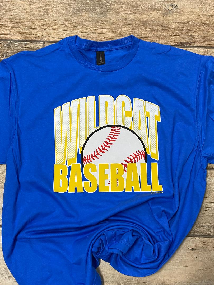 Bethel Wildcat Baseball Graphic Tee or Hoodie