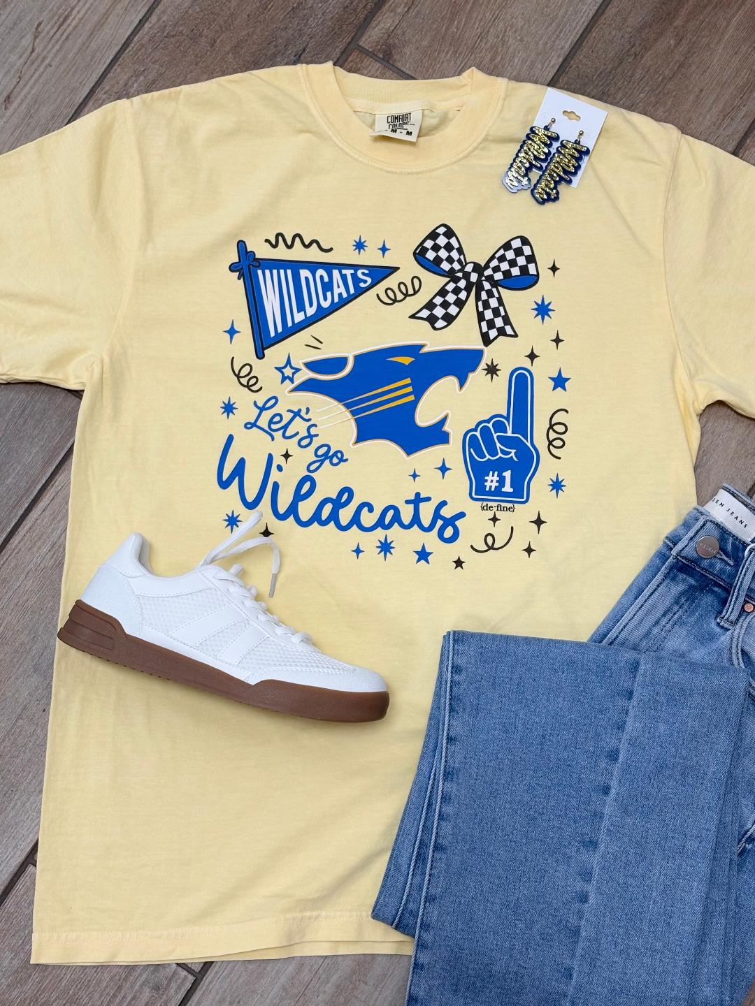 Bethel Wildcats Mascot Collage Graphic Tee