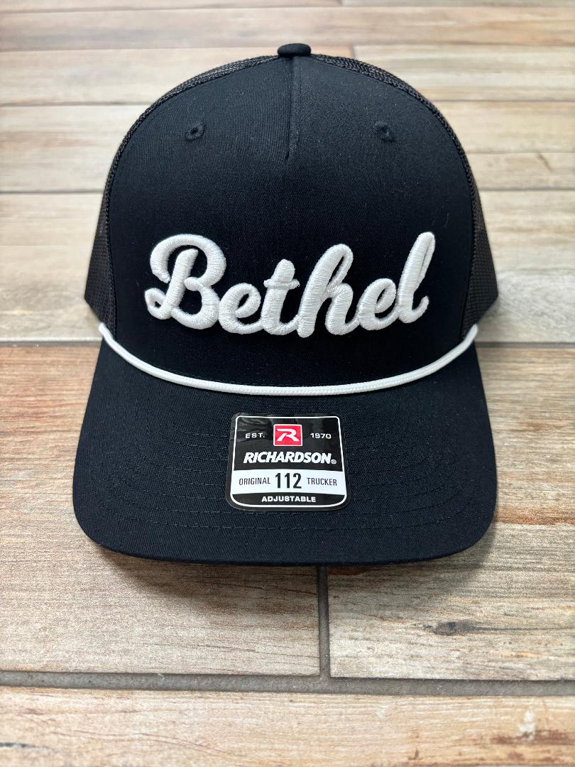 Bethel Richardson 112 Black Script Hat