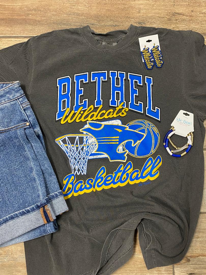 Bethel Wildcats Collage Basketball Tee or Sweatshirt