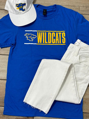 Bethel Wildcat Rectangle Mascot Tee and Sweatshirt