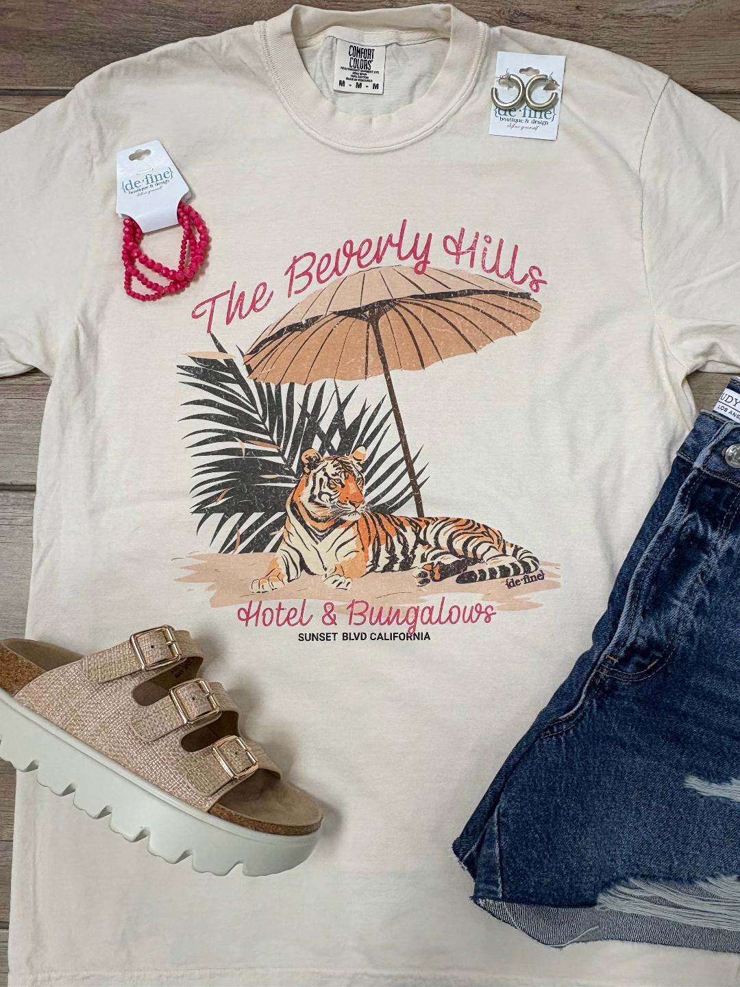 The Beverly Hills Hotel & Bungalows Graphic Tee