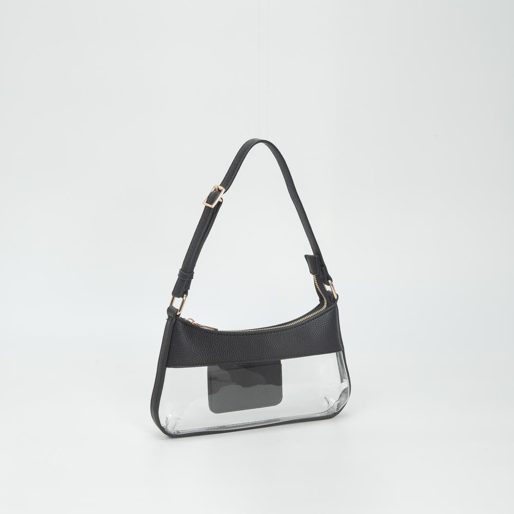 Small Clear Bag with Inner Card Pocket in 3 Colors