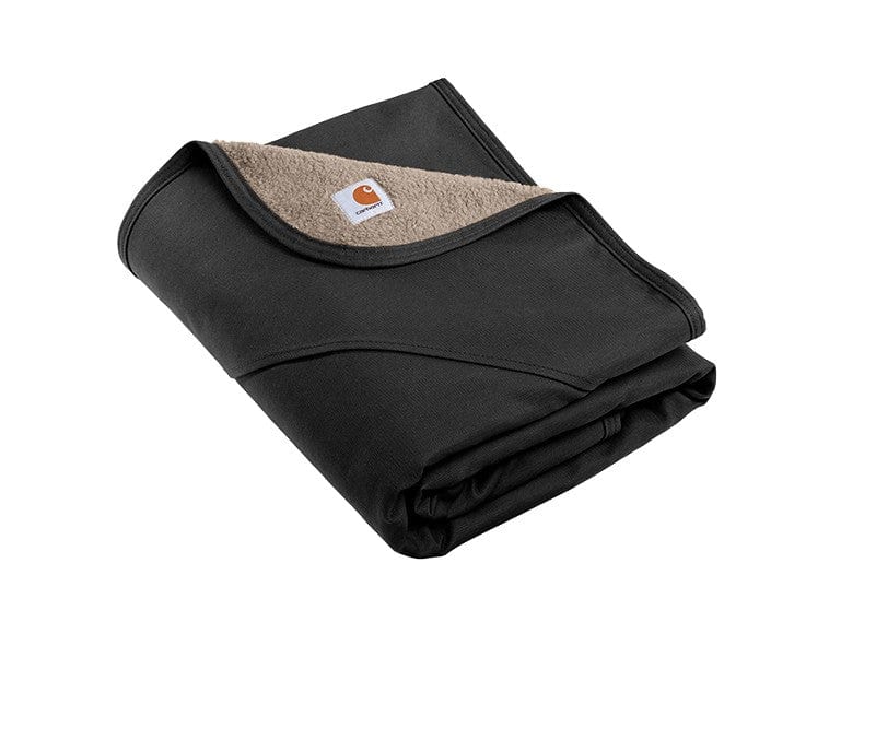 Carhartt Firm Duck Sherpa-Lined Blanket in Carhartt Brown or Black