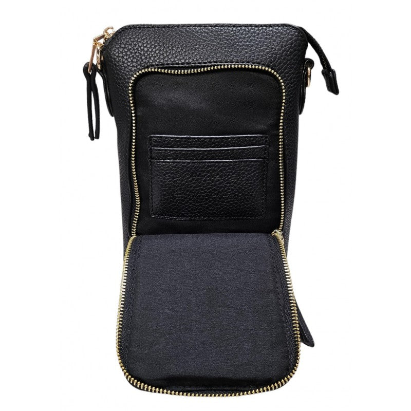 3 Zipper Crossbody Purses in Different Colors