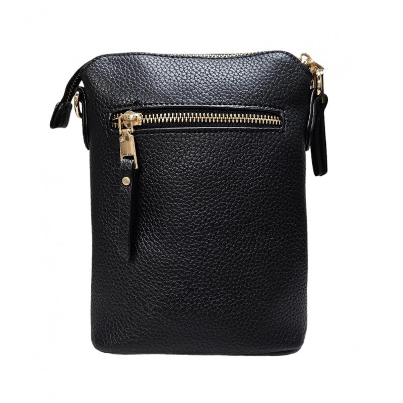 3 Zipper Crossbody Purses in Different Colors