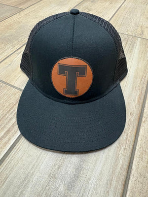 Tecumseh Savages Mascot "T" Patch Hats