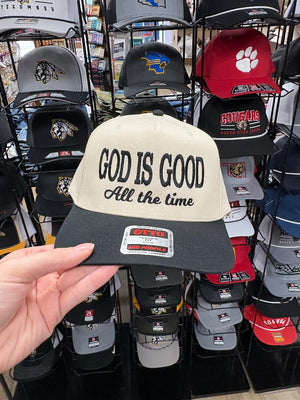 God Is Good All the Time Hats in Multiple Colors